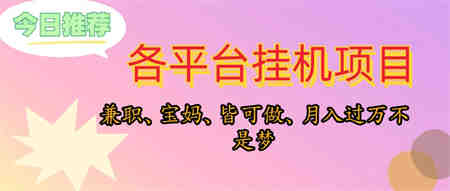 （10642期）靠挂机，在家躺平轻松月入过万，适合宝爸宝妈学生党，也欢迎工作室对接-营销武器库