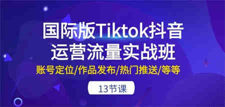 国际版Tiktok抖音运营流量实战班：账号定位/作品发布/热门推送/等等-13节-营销武器库