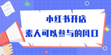 小红书开店，素人可以参与的风口（39节视频课程）-营销武器库