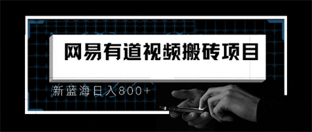 8月有道词典最新蓝海项目，视频搬运日入800+-营销武器库