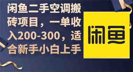 （9539期）闲鱼二手空调搬砖项目，一单收入200-300，适合新手小白上手-营销武器库