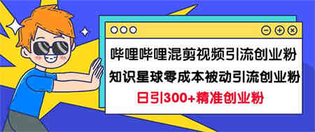 哔哩哔哩混剪视频引流创业粉日引300+知识星球零成本被动引流创业粉一天300+-营销武器库