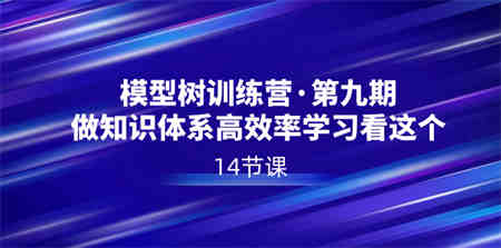 模型树特训营·第九期，做知识体系高效率学习看这个（14节课）-营销武器库