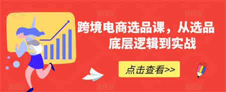 跨境电商选品课，从选品到底层逻辑到实战-营销武器库