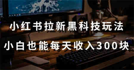 黑科技玩法之：小红书拉新，小白也能日入300元【操作视频教程+黑科技工具】-营销武器库