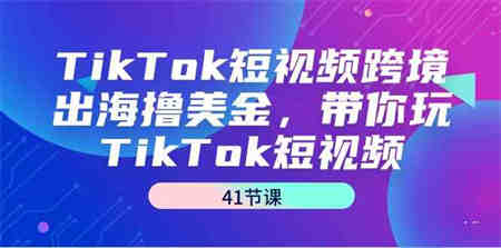 （9155期）TikTok短视频跨境出海撸美金，带你玩TikTok短视频（41节课）-营销武器库