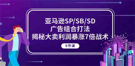 亚马逊SP/SB/SD广告组合打法，揭秘大卖利润暴涨7倍战术 (9节课)-营销武器库