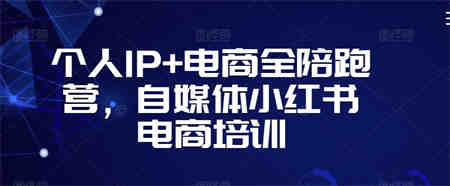 个人IP+电商全陪跑营，自媒体小红书电商培训-营销武器库