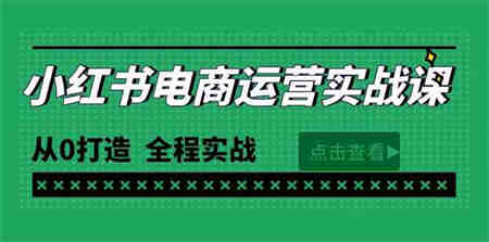 （9946期）最新小红书·电商运营实战课，从0打造  全程实战（65节视频课）-营销武器库