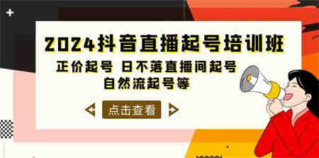 （10050期）2024抖音直播起号培训班，正价起号 日不落直播间起号 自然流起号等-33节-营销武器库