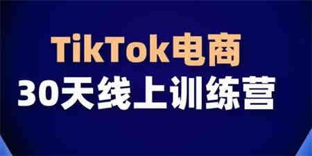 TikTok电商带货30天线上课，不可错过的全球流量洼地！-营销武器库