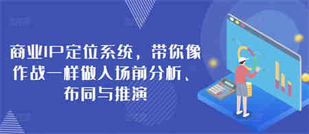 商业IP定位系统，带你像作战一样做入场前分析、布同与推演-营销武器库