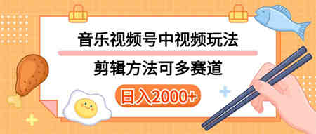 （10322期）多种玩法音乐中视频和视频号玩法，讲解技术可多赛道。详细教程+附带素…-营销武器库