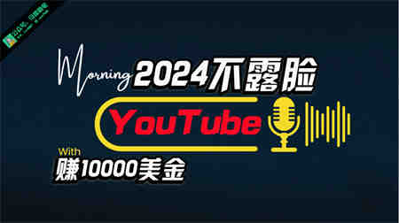 （10348期）AI做不露脸YouTube赚$10000月，傻瓜式操作，小白可做，简单粗暴-营销武器库