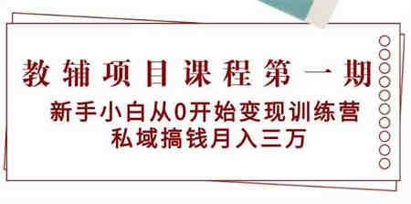 教辅项目课程第一期：新手小白从0开始变现训练营 私域搞钱月入三万-营销武器库