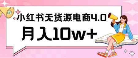 小红书新电商实战，无货源实操从0到1月入10w+联合抖音放大收益-营销武器库