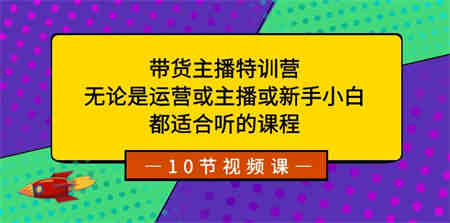 带货主播特训营：无论是运营或主播或新手小白，都适合听的课程-营销武器库