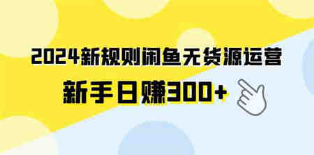 （9522期）2024新规则闲鱼无货源运营新手日赚300+-营销武器库