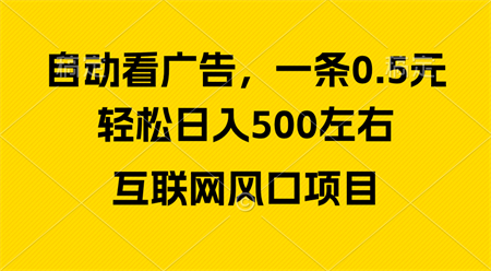 （10306期）广告收益风口，轻松日入500+，新手小白秒上手，互联网风口项目-营销武器库