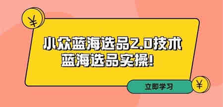 拼多多培训第33期：小众蓝海选品2.0技术-蓝海选品实操！-营销武器库