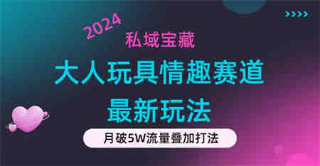 私域宝藏：大人玩具情趣赛道合规新玩法，零投入，私域超高流量成单率高-营销武器库