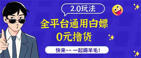 外面收费2980的全平台通用白嫖撸货项目2.0玩法【仅揭秘】-营销武器库