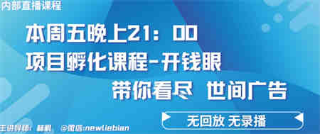 4.26日内部回放课程《项目孵化-开钱眼》赚钱的底层逻辑-营销武器库