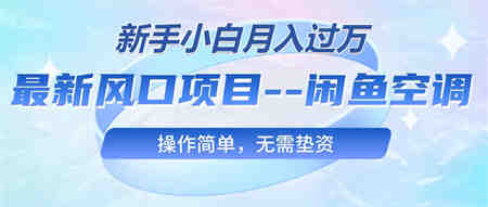 （10767期）最新风口项目—闲鱼空调，新手小白月入过万，操作简单，无需垫资-营销武器库