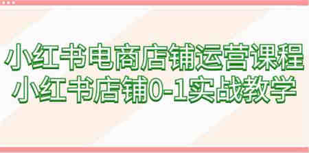 （9249期）小红书电商店铺运营课程，小红书店铺0-1实战教学（60节课）-营销武器库