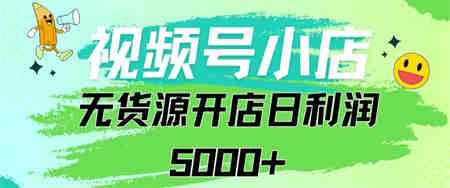 视频号无货源小店从0到1日订单量千单以上纯利润稳稳5000+-营销武器库