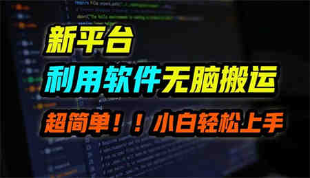 B站平台用软件无脑搬运，月赚10000+，小白也能轻松上手-营销武器库